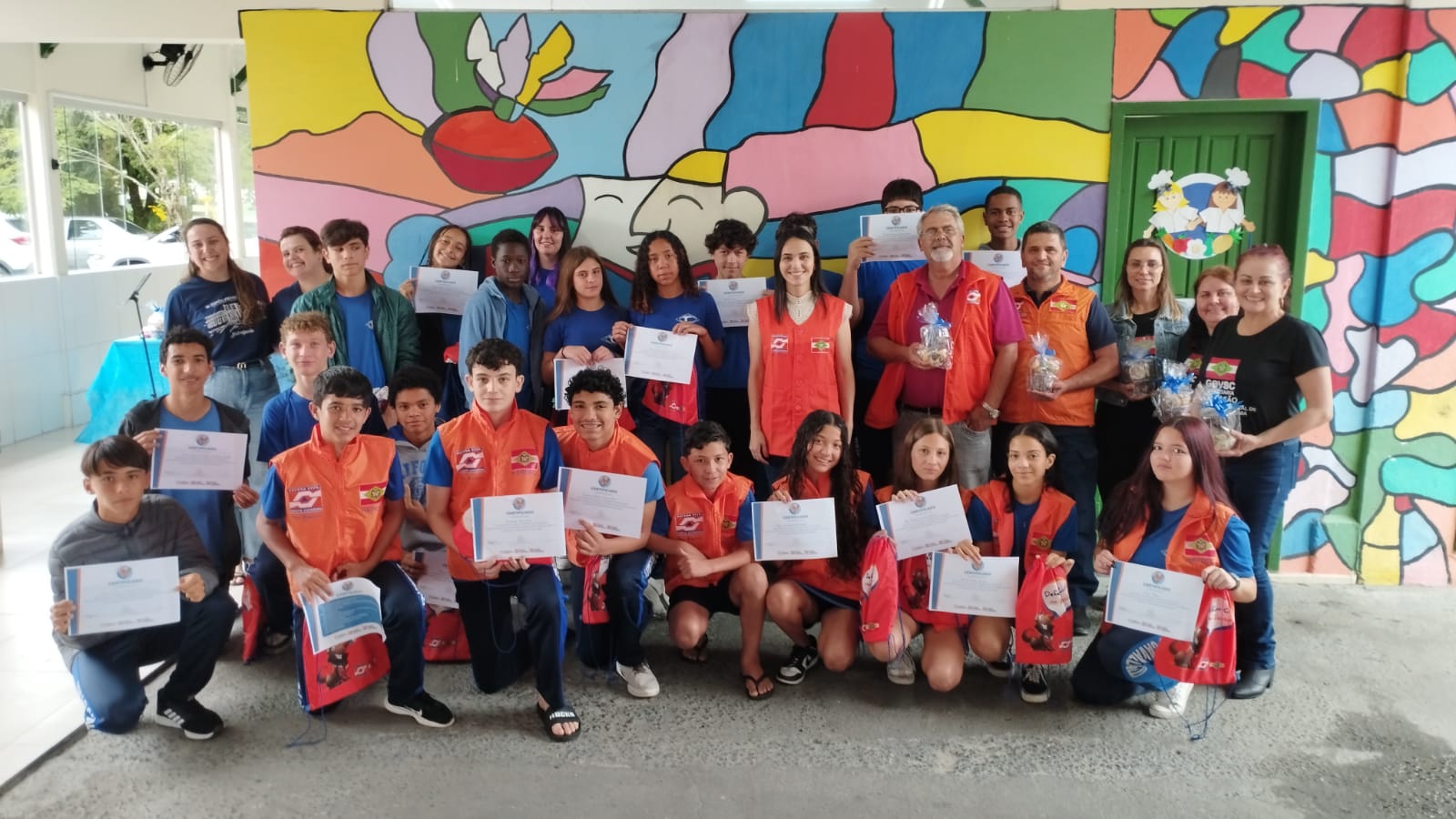 Siderópolis capacita 152 estudantes no programa Defesa Civil nas Escolas